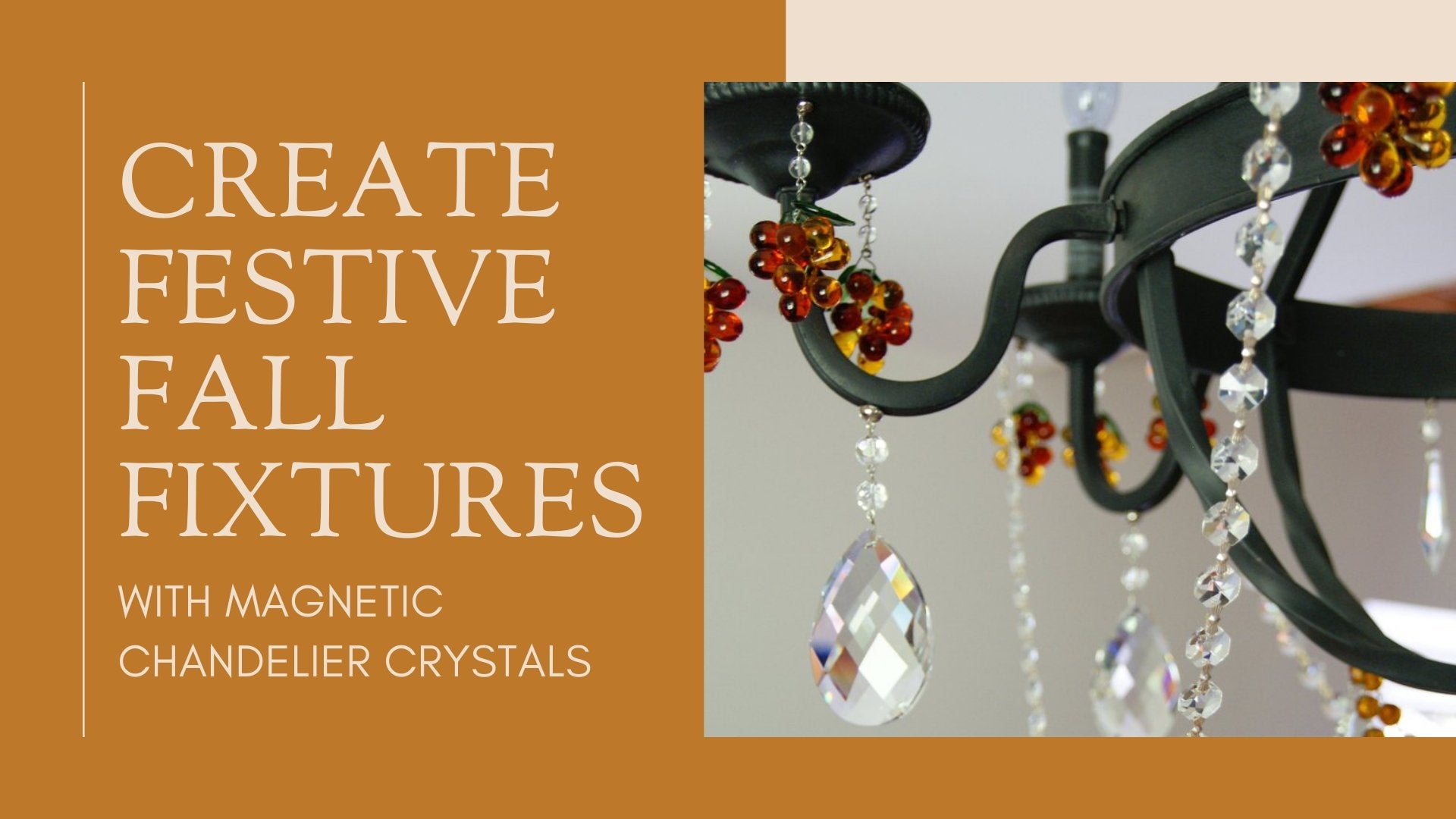 Crystal Magnets. Make any Chandelier Crystals Magnetic