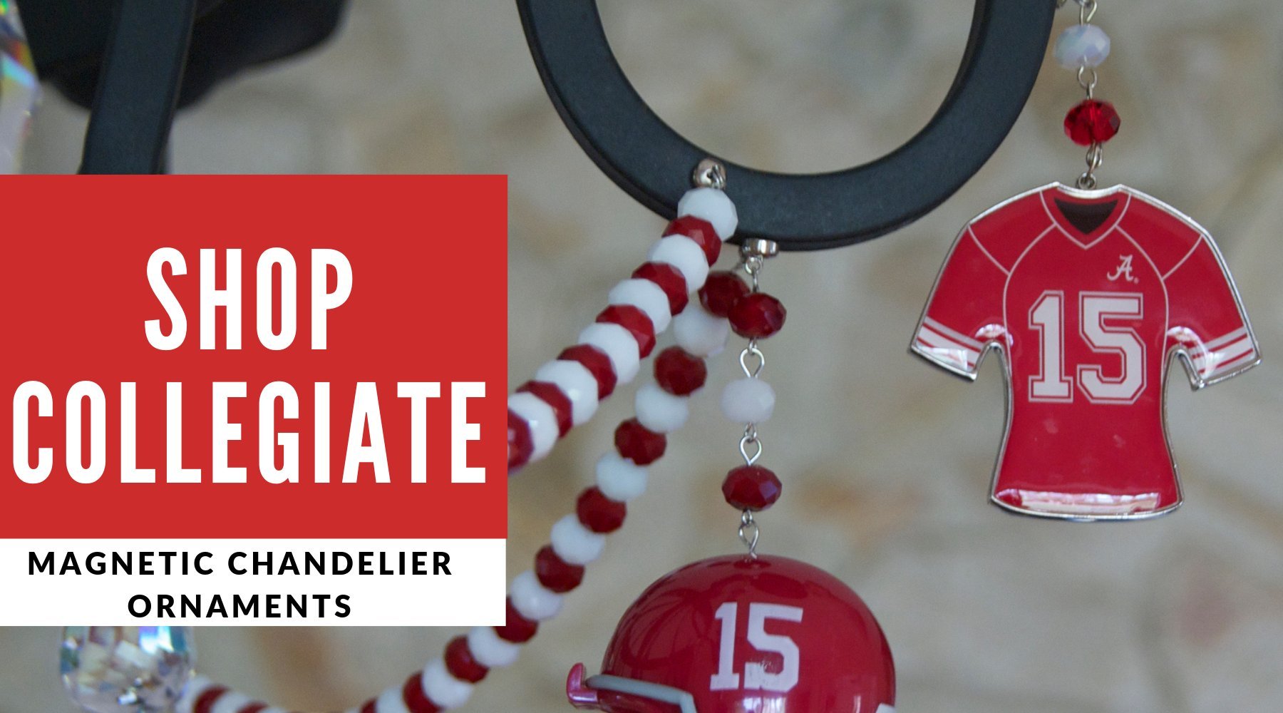 SHOP: Collegiate Chandelier Ornaments – Tagged 