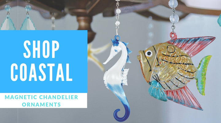 Magnetic Chandelier Ornaments: COASTAL | MagTrim Designs LLC