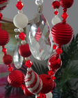 72" ( 6 Feet) Red Ball MAGNETIC Holiday Garland