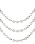 COMPLETE CHANDELIER MAKEOVER KIT - 5" x 40mm Crystal Ball + 12" Octagon Garland - Magnetic Chandelier Crystals (6 Piece Kit)