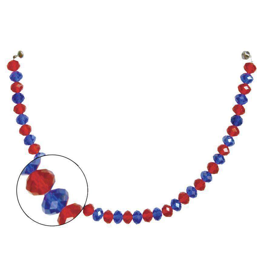 12" Crystal Garland - Blue/Red (Set of 3) Magnetic Chandelier Crystal TrimKit® MagTrim (5415253189)