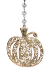 BEJEWELED PUMPKIN (Set/3) MAGNETIC FALL CHANDELIER ORNAMENT