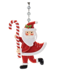 CANDY CANE SANTA (Set/3) MAGNETIC CHANDELIER ORNAMENT