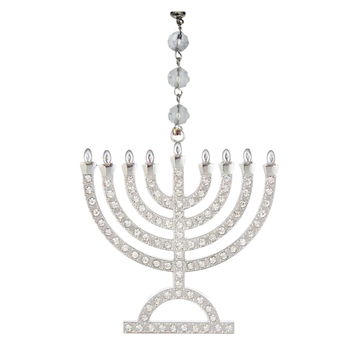 MENORAH - Hanukkah ( Set/1) MAGNETIC CHANDELIER ORNAMENT