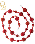 72" ( 6 Feet) Red Ball MAGNETIC Holiday Garland