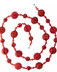 72" ( 6 Feet) Red Ball MAGNETIC Holiday Garland