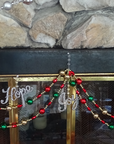 54" ( 4.5 Feet) Red/Green/Gold SMALL BALL Magnetic Holiday Garland