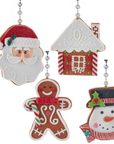 GINGERBREAD COLLECTION - 4 STYLES AVAILABLE - (Set/1) MAGNETIC CHANDELIER ORNAMENT