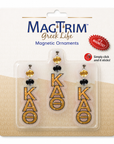 Greek Logo Bling - Kappa Alpha Theta MAGNETIC ORNAMENT