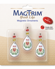Greek Logo Crystal - Crest- Chi Omega MAGNETIC ORNAMENT