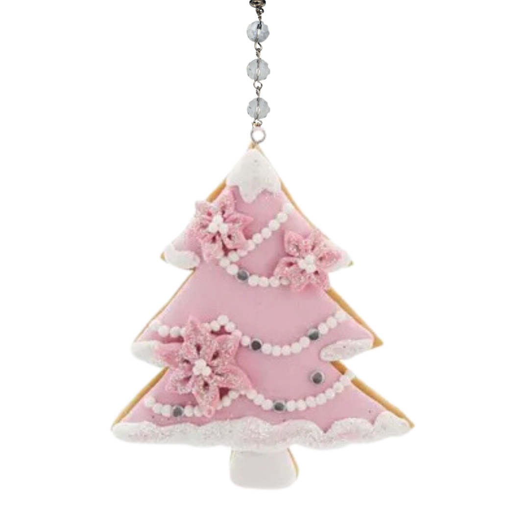 PINK PEARL TREE (Set/3) or (Set/1) MAGNETIC CHANDELIER ORNAMENT