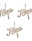 SILVER HOPE (Set/1) OR (Set/3 ) MAGNETIC CHANDELIER ORNAMENT