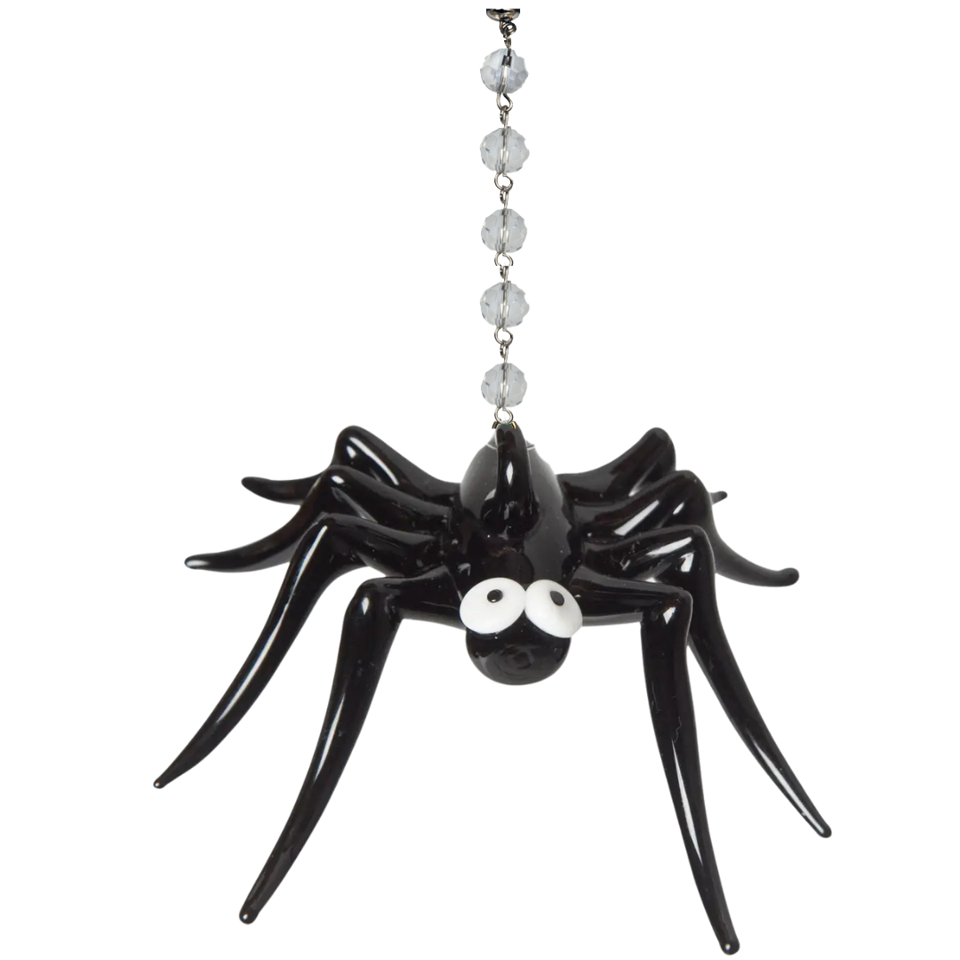 4" WHIMSICAL SPIDER (Set/3) MAGNETIC HALLOWEEN CHANDELIER ORNAMENT