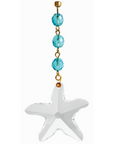 SWAROVSKI CRYSTAL STARFISH (Set/1) MAGNETIC COASTAL ORNAMENT