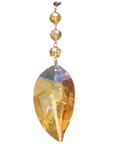 5" CHAMPAGNE CRYSTAL LEAF - Magnetic Chandelier Crystal (Set/3)