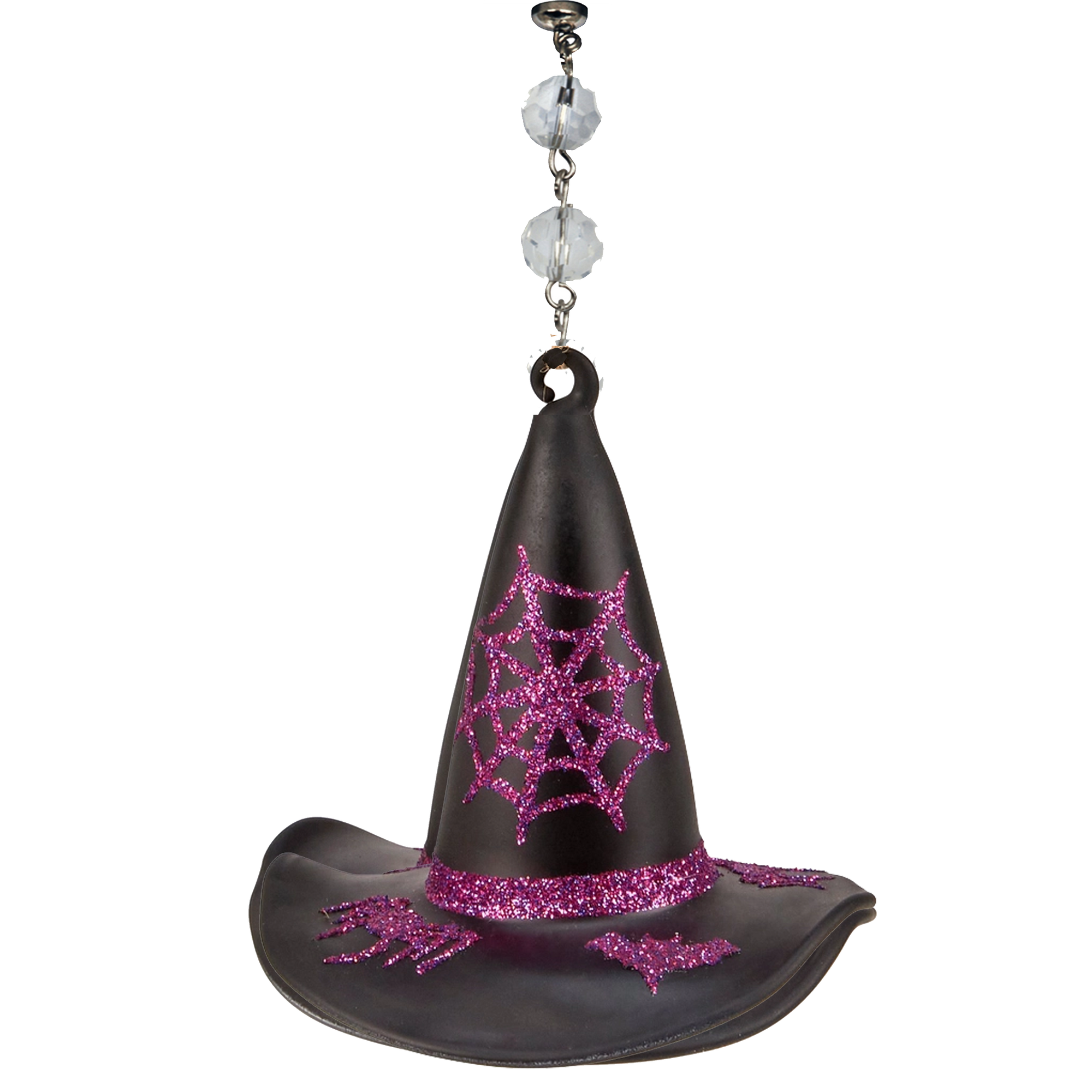 WITCH HAT (Set/3) or (Set/1) MAGNETIC HALLOWEEN CHANDELIER ORNAMENT