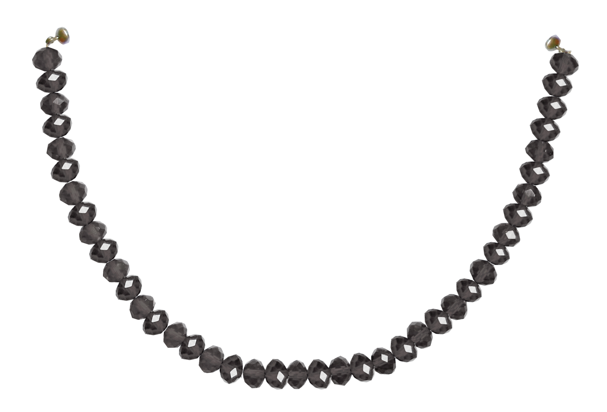 12" BLACK CRYSTAL BEAD MAGNETIC CHANDELIER GARLAND (Set/3)