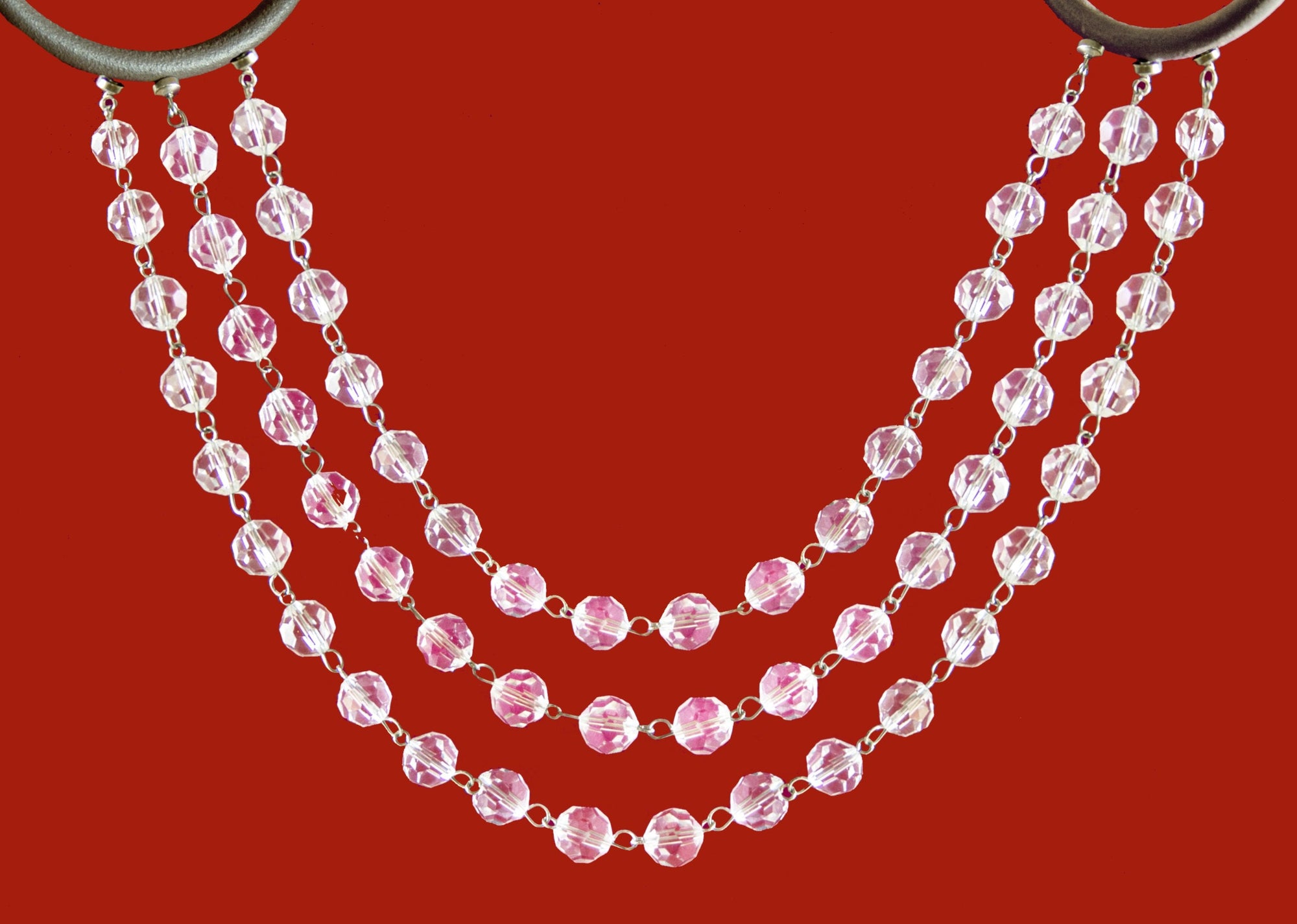HOLIDAY CHANDELIER MAKEOVER KIT - (3) Crystal Snowflake + (3) 12" Clear Crystal Garland