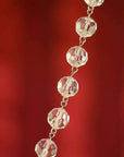 12" CLEAR CRYSTAL BEAD MAGNETIC CHANDELIER GARLAND (Set/3) - MagTrim Designs LLC