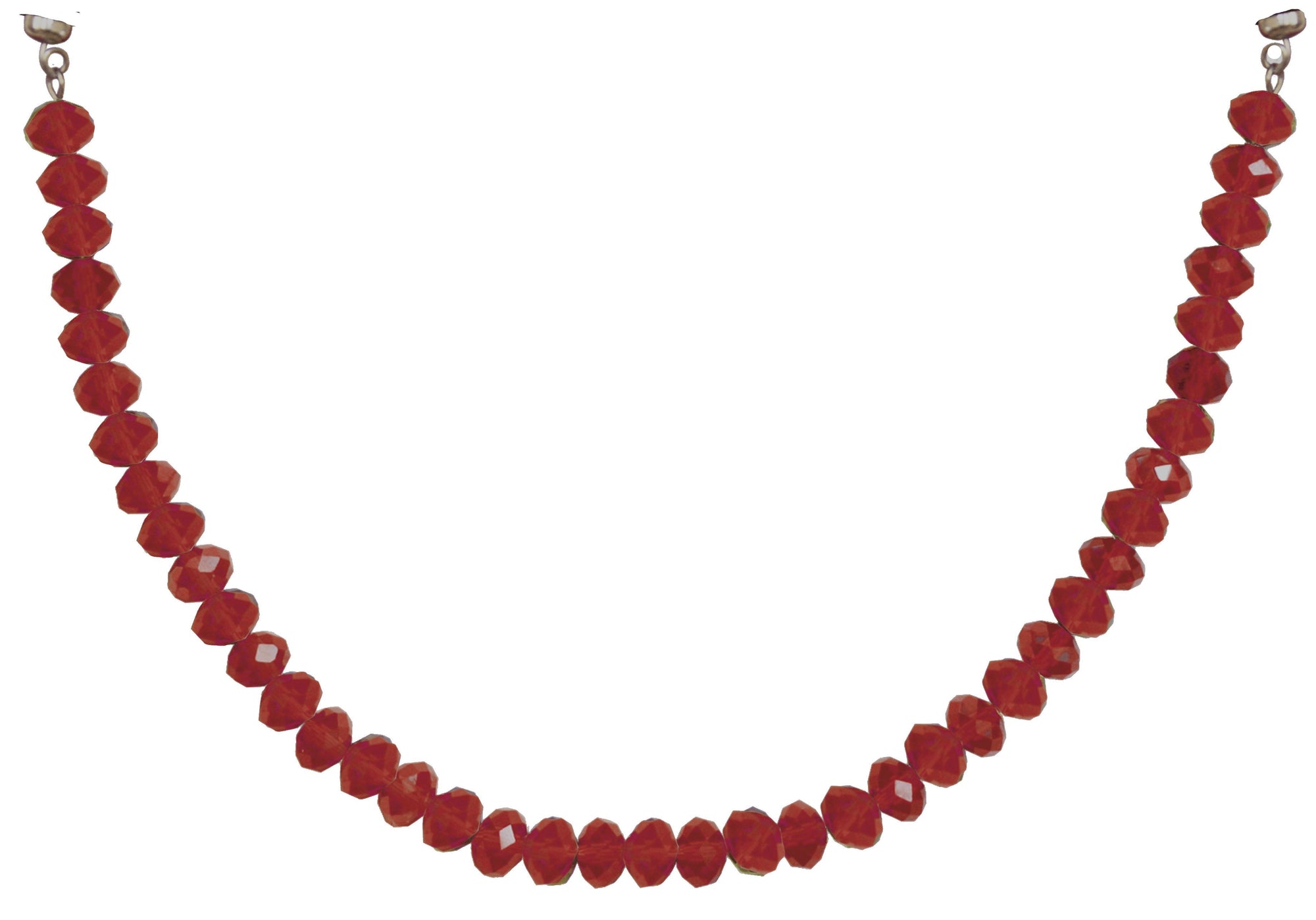 12" RED CRYSTAL BEAD MAGNETIC CHANDELIER GARLAND (Set/3) - MagTrim Designs LLC