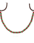 12" RED/GREEN CRYSTAL BEAD MAGNETIC CHANDELIER GARLAND (Set/3) - MagTrim Designs LLC
