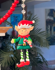 HOLIDAY ELF - CANDY CANE (Set/3) MAGNETIC CHANDELIER ORNAMENT