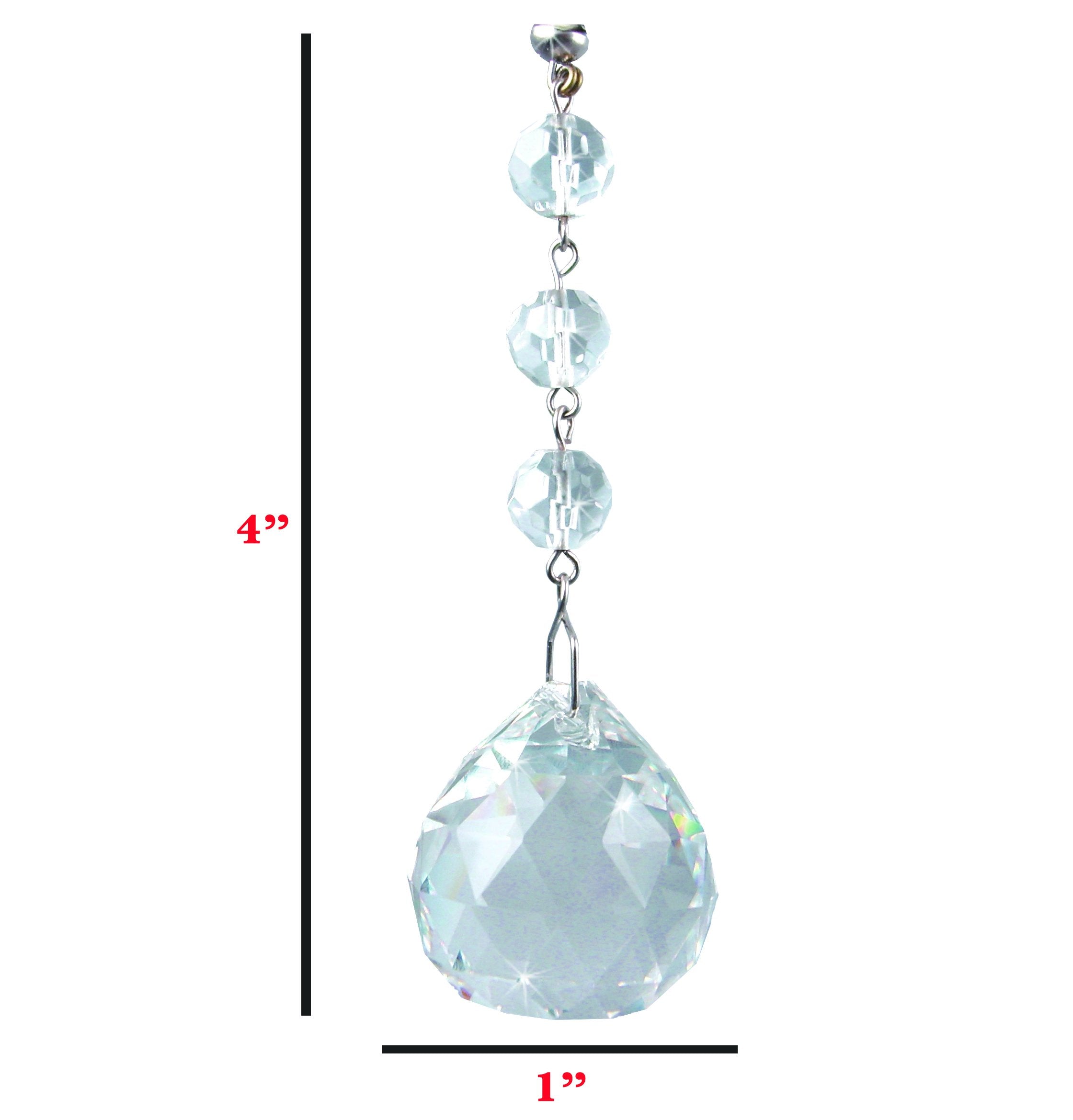 6 CLEAR TEAR DROP (Box of 3) Magnetic Chandelier Crystal + Magnetic Lamp  Shade Crystal – MagTrim Designs LLC