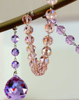 4 x 30mm LAVENDER FACETED BALL (Box of 3) Magnetic Chandelier Crystal TrimKit® - MagTrim Magnetic Ornaments LLC