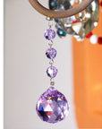 4 x 30mm LAVENDER FACETED BALL (Box of 3) Magnetic Chandelier Crystal TrimKit® - MagTrim Magnetic Ornaments LLC