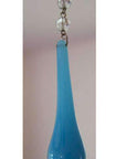 4.5" LIGHT BLUE TEAR DROP (Box of 3) Magnetic Chandelier Crystal TrimKit® - MagTrim Designs LLC