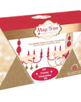 6" CLEAR GLASS TEARDROP Magnetic Chandelier Crystal (Box of 3) - MagTrim Designs LLC