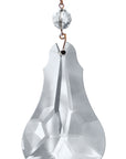 3.5" CLEAR VIOLIN PENDALOGUE (Set/3) Magnetic Chandelier Crystal