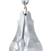 3.5" CLEAR VIOLIN PENDALOGUE Magnetic Chandelier Crystal (Box of 3)