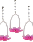 Pink Lily Votive Holder (Box of 3) MAGNETIC ORNAMENT - Magnetic Chandelier Accessory TrimKit®