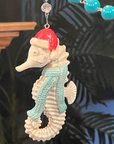 HOLIDAY SEAHORSE (Set/1) MAGNETIC CHANDELIER ORNAMENT