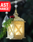 LIGHT UP HOLIDAY LANTERN (Set/3) or (Set 1) MAGNETIC CHANDELIER ORNAMENT