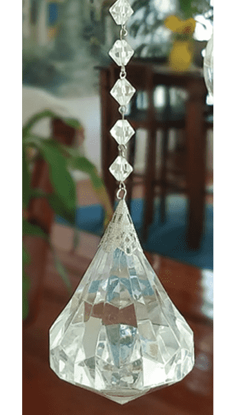 ACRYLIC DIAMOND Magnetic Chandelier Crystal TrimKit® (Box of 3) Chandelier Crystals | Magnetic Crystals | Lamp Crystals MagTrim (7769780176)