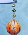 Baylor University - BASKETBALL (Set of 3) MAGNETIC ORNAMENT - MagTrim Magnetic Ornaments LLC
