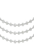 CLEAR CRYSTAL BEAD GARLAND Magnetic Chandelier Garland TrimKit® - (3) 12" Magnetic Strands per Box Chandelier Crystals | Magnetic Crystals | Lamp Crystals MagTrim