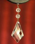 CRYSTAL TWIST DROP Magnetic Chandelier Crystal TrimKit® (Box of 3) Chandelier Crystals | Magnetic Crystals | Lamp Crystals MagTrim (441960240)