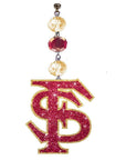 Florida State University - BLING (set of 3) MAGNETIC ORNAMENT - MagTrim Magnetic Ornaments LLC