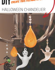 GHOST (Set/1) MAGNETIC HALLOWEEN ORNAMENT - Magnetic Chandelier Accessory TrimKit® - MagTrim Designs LLC