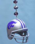Kansas State University - Helmet (set of 3) MAGNETIC ORNAMENT - MagTrim Magnetic Ornaments LLC