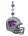 Kansas State University - Helmet (set of 3) MAGNETIC ORNAMENT - MagTrim Magnetic Ornaments LLC