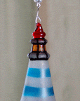 LIGHT HOUSE (Set/3) MAGNETIC COASTAL ORNAMENT - Magnetic Chandelier Accessory TrimKit® - MagTrim Designs LLC