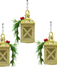 Light Up Holiday Lantern (Set/3) MAGNETIC CHANDELIER ORNAMENT - MagTrim Designs LLC