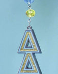 Logo Bling - Delta Delta Delta - (Set of 3) MAGNETIC ORNAMENT - MagTrim Designs LLC