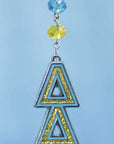 Logo Bling - Delta Delta Delta - (Set of 3) MAGNETIC ORNAMENT - MagTrim Designs LLC