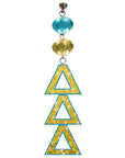 Logo Bling - Delta Delta Delta - (Set of 3) MAGNETIC ORNAMENT - MagTrim Designs LLC